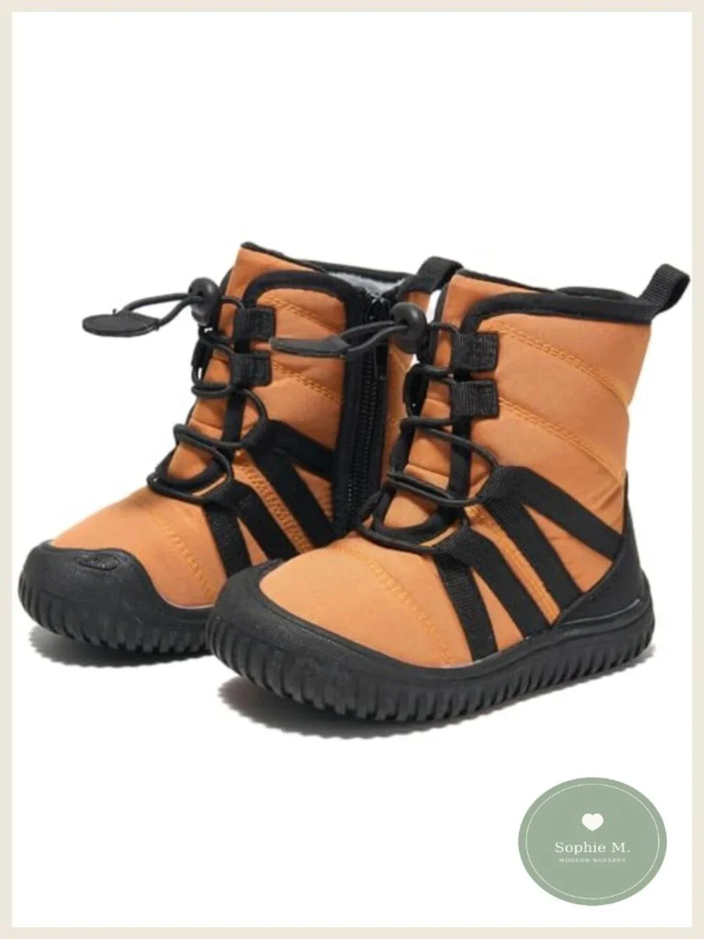 Toddler Winter Snow Boots Boys Girls Faux Fur Lined Anti-Slip